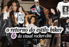 🖤 Rebeldia em alta: o retorno do estilo biker e do visual rocker-chic