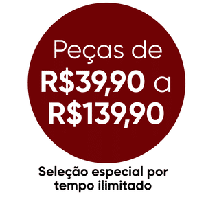 Oferta - Últimas Peças