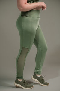 Calça Com Tela Lateral