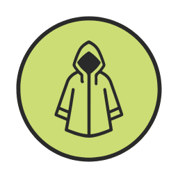 Conjunto de capa de chuva Maeto: proteção, conforto e praticidade para o dia a dia. Produto de marca própria desenvolvido para enfrentar qualquer clima.