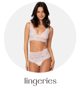 Lingerie em Renda Rosa Acuo