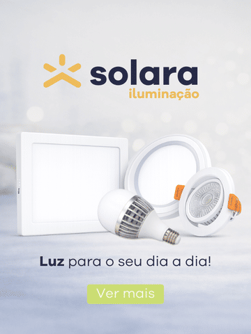 Painéis de LED, lâmpadas LED e spots de iluminação Solara para ambientes residenciais e comerciais