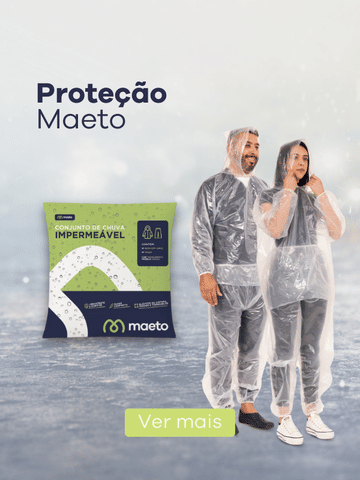 Conjunto de capa de chuva impermeável para proteção contra água em uso profissional
