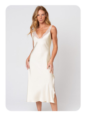 Pijama Acetinado Vanilla Glow | Acuo