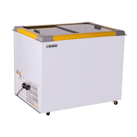 Congelador Expositor 380 L ECO 350 Amarelo| Design Sustentável