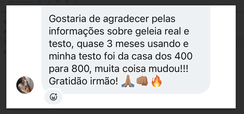 Prova social Geleia Real Ultramel