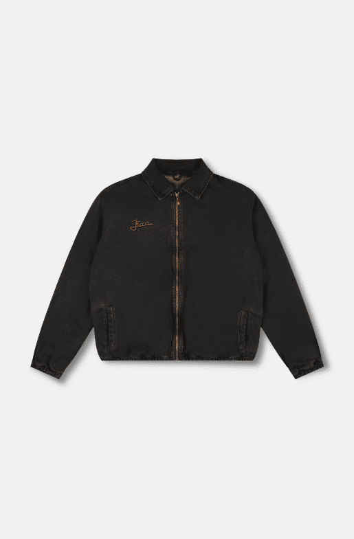 Jaqueta Jeans Bomber Double Black Focca Hype