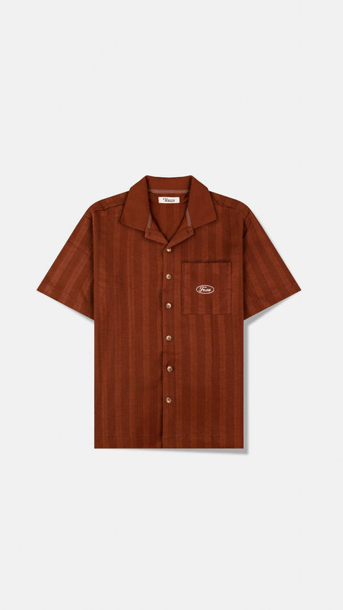 Camisa Tricot Resort Focca Marrom Focca Hype
