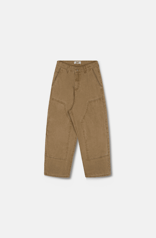 Calça Sarja Baggy Carpinteiro Double Knee Ferrugem Focca Hype