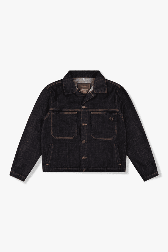 Jaqueta Jeans Raw Denim Black Focca Hype