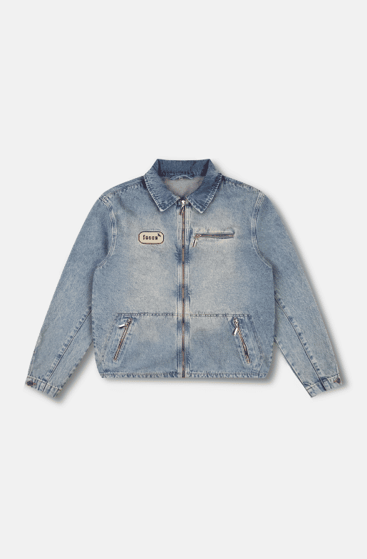 Jaqueta Jeans Worker Dirty Focca Hype