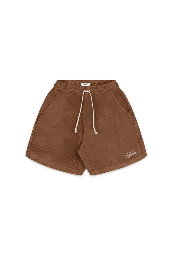 Shorts Cotelê Marrom Focca