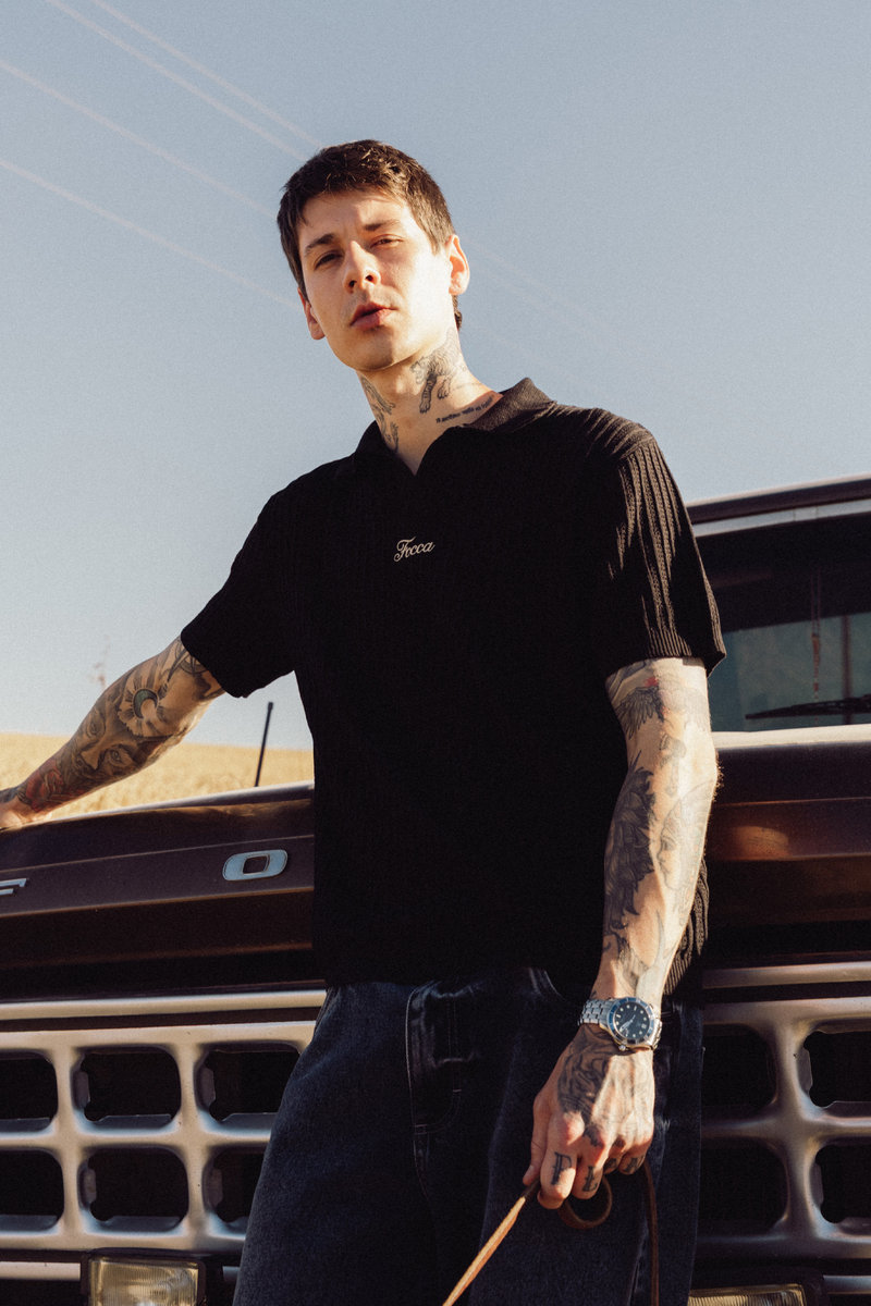 Polo Tricot Black Focca Hype