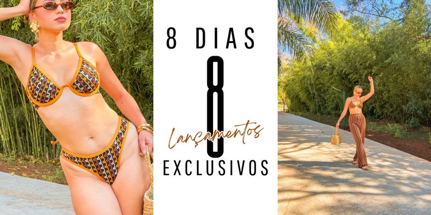Banner 8 lançamentos exclusivos