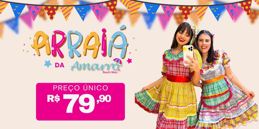 Banner Arraiá da Amarrô