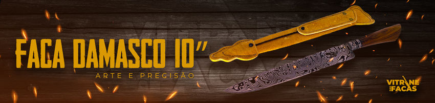 Banner FACA AÇO DAMASCO
