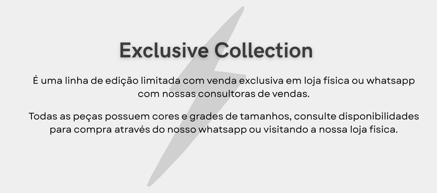 Banner Exclusive Collection - loja física/whatsapp