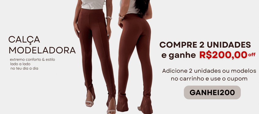 Banner CALÇAS MODELADORAS