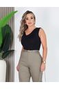 BODY REGATA JENIFER C/ FIVELA DOURADA - PRETO