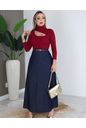 SAIA JEANS LONGA EVASÊ VALQUIRIA - JEANS ESCURO