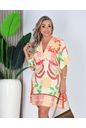 VESTIDO MANGA AMPLA VIVIAN - ESTAMPA ÚNICA