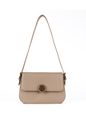 BOLSA COURO ECO VANESSA - BEGE