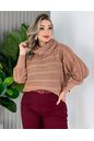 BLUSA TRICOT GOLA CINTIA