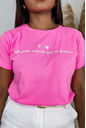 T-Shirt Tudo posso naquele que me fortalece AR - Rosa