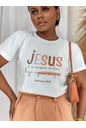 T-Shirt Jesus é o mesmo ontem, hoje e sempre - Neve