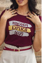 T-Shirt Ninguém explica Deus - Borgonha
