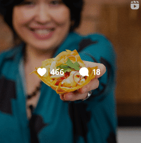 Banner cestinhos ceviche de banana