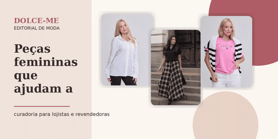 Banner Peças femininas que ajudam a aumentar o giro na loja