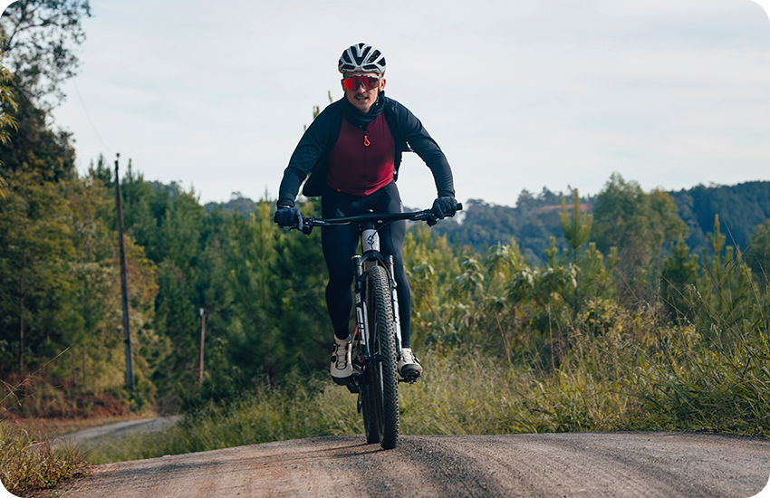 Banner Calça de ciclismo masculina: quando comprar para treinos em dias frios?