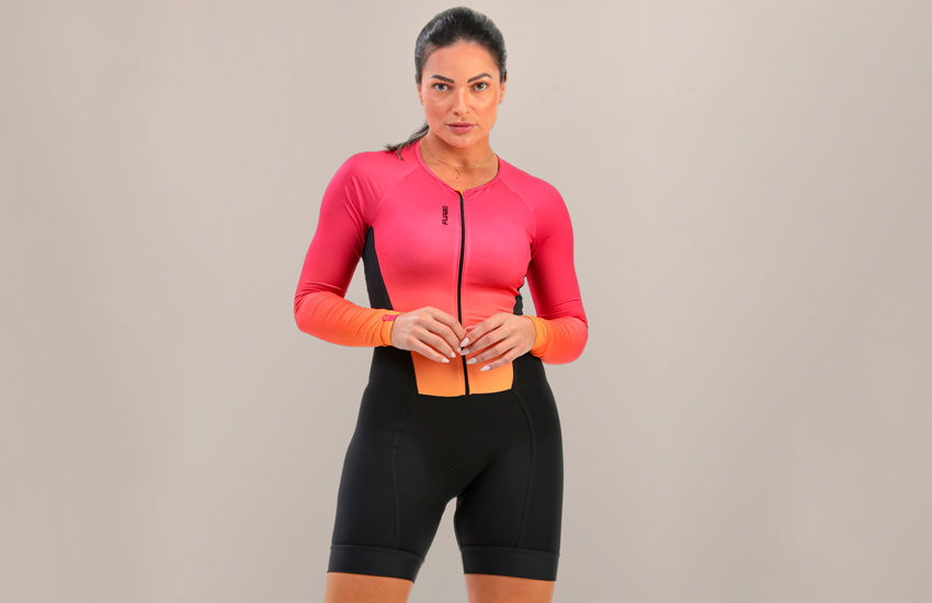 Banner Macaquinho de Ciclismo Feminino - Aerodinâmica e Conforto para Ciclistas