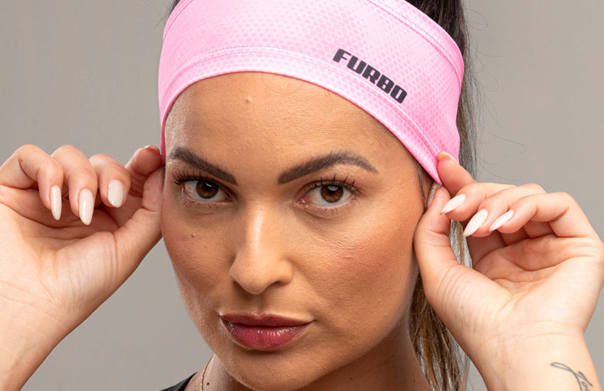 Banner Testeiras Furbo: absorção de suor e estilo para corredores