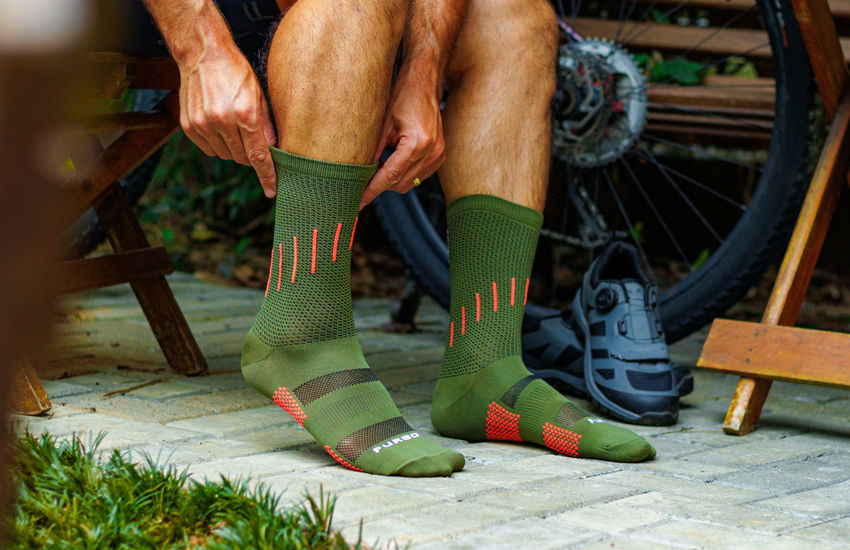 Banner Meias Técnicas de Ciclismo Respirável: conforto e performance para ciclistas