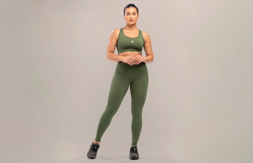 Banner Legging Passion Verde Militar: Resistência e Estilo a Todo Momento