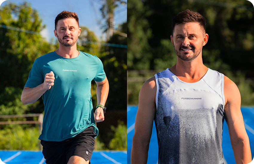 Banner Regata de corrida ou camiseta: qual usar em dias quentes?