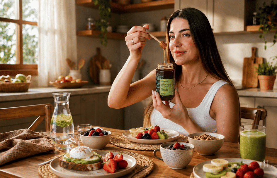 Banner Da colmeia para a rotina: o mel como escolha natural para o bem-estar