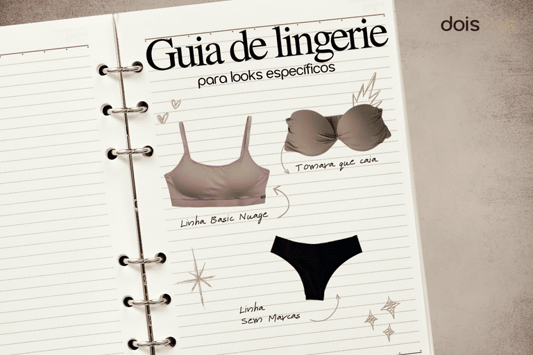 Banner Qual lingerie usar em cada look?