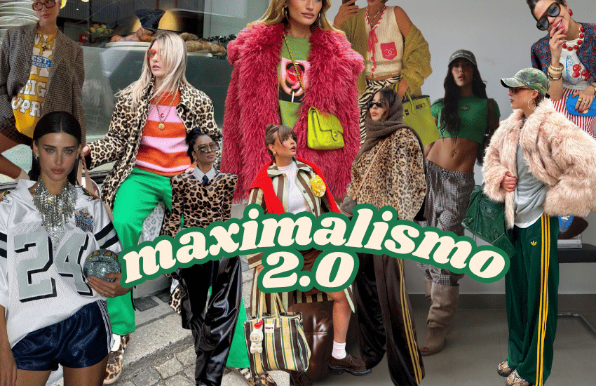 Banner MAXIMALISMO 2.0: Mais é mais (e a gente AMA) 💥✨