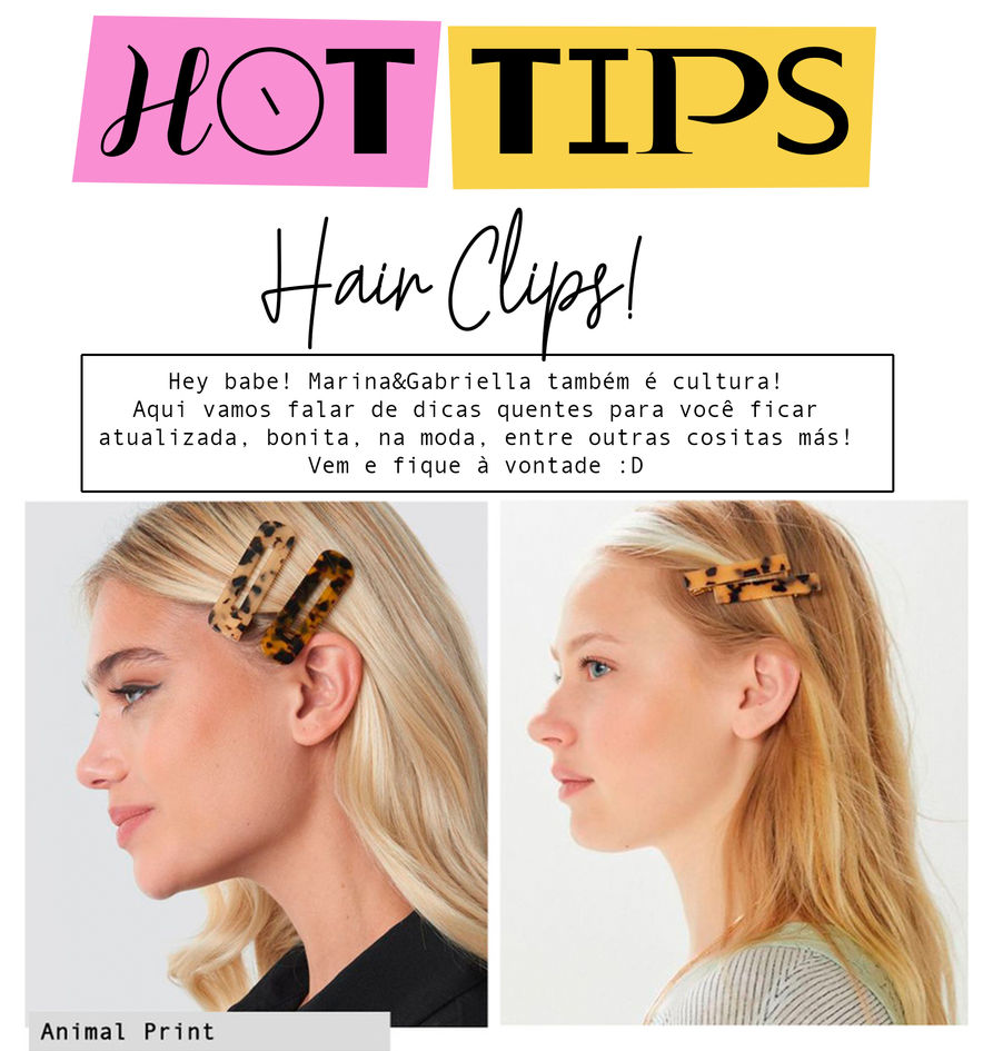 TREND ALERT - Hair clips! - Blog - Marina&Gabriella