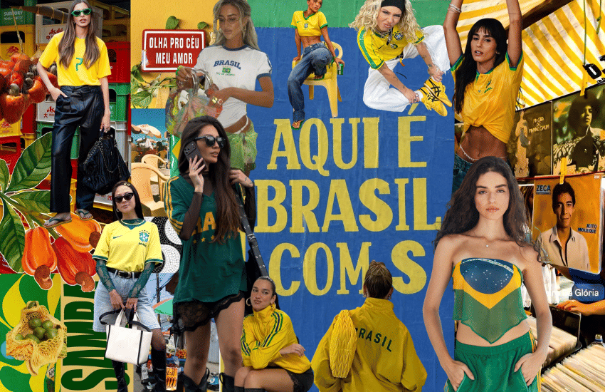 Banner Como a COPA DO MUNDO transformou o verde e amarelo na tendência mais cool do momento 🇧🇷✨