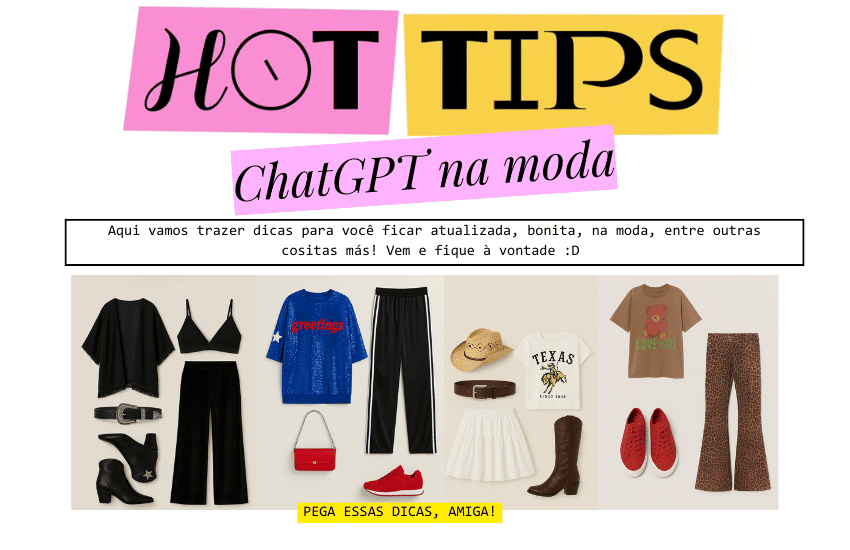 Banner A nova função do ChatGPT que está salvando nossas vidas na moda: catálogos virtuais a partir de looks ✨