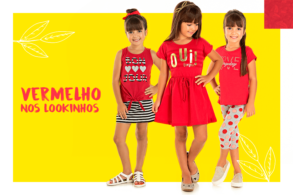 Banner Vermelho nos Lookinhos