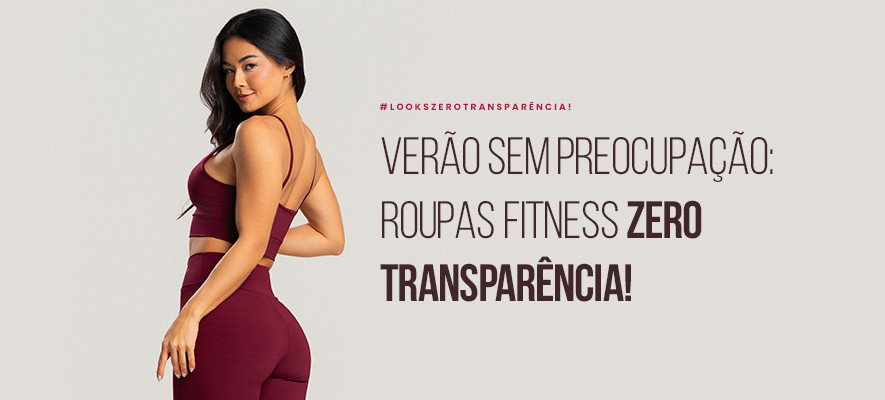 Banner Os melhores tecidos para roupas fitness no verão