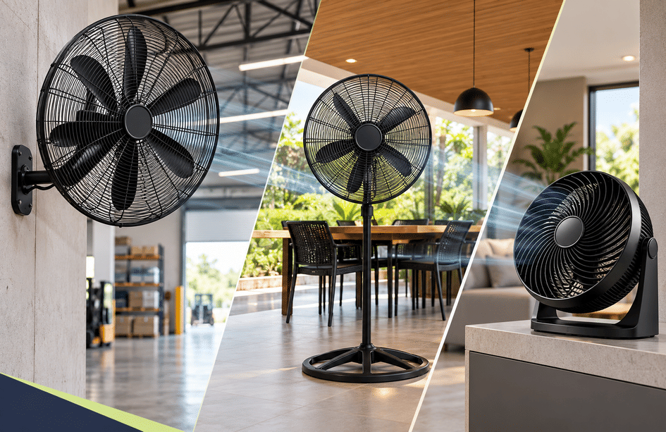 Banner Ventilador de Parede ou de Coluna: Qual Escolher?