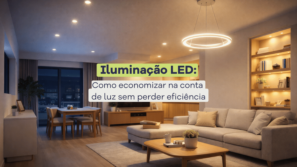 Banner Iluminação LED: como economizar na conta de luz sem perder eficiência