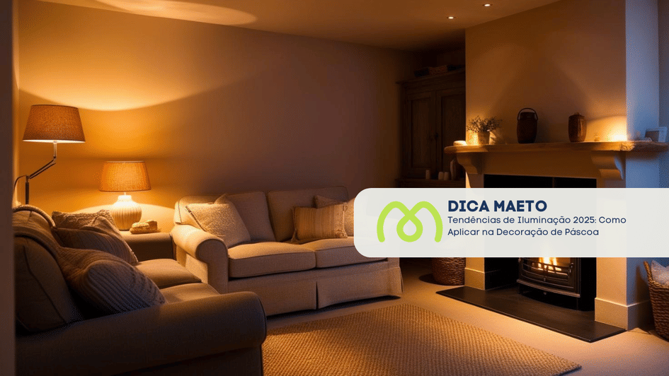 Banner Tendências de Iluminação 2025: Como Aplicar na Decoração de Páscoa