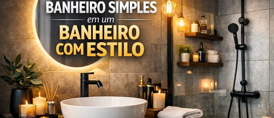 Banner Transforme Seu Banheiro Simples em um Banheiro com Estilo